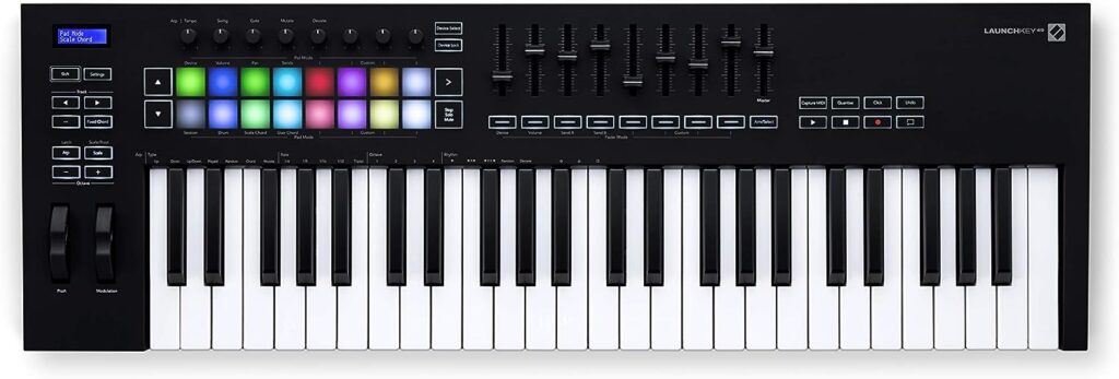 Novation Launchkey 49:, controladores midi estandar