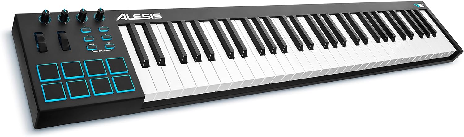 Teclado-controlador-Alesis-V61