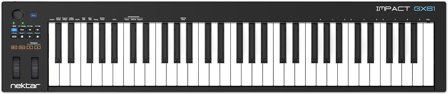 Controlador-midi-Nektar-Impact-LX-61